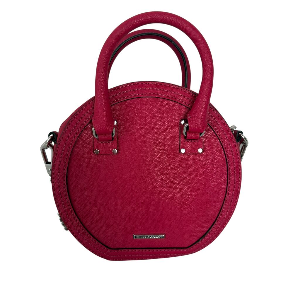 Rebecca Minkoff Bree Circle Bag Bright Fuschia Small Crossbody Bag NEW With Tags